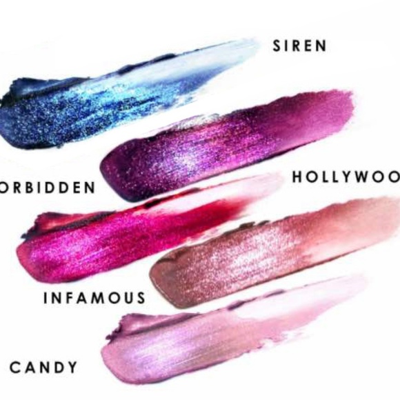 Gift Set 5 mini Glittering long lasting lip sticks - Picture 3 of 6